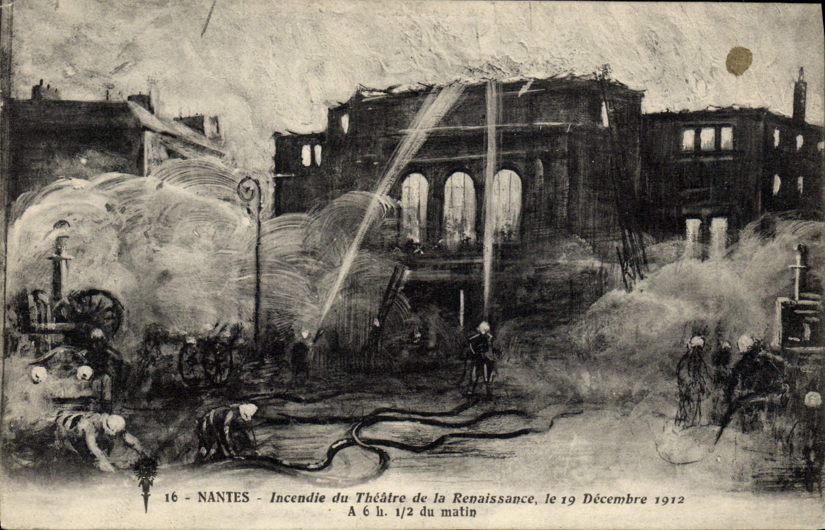 Nantes - Incendio en el Teatro de la Renacimiento, el 19 de diciembre de 1912 — Artaud-Nozais, Nantes, n°16