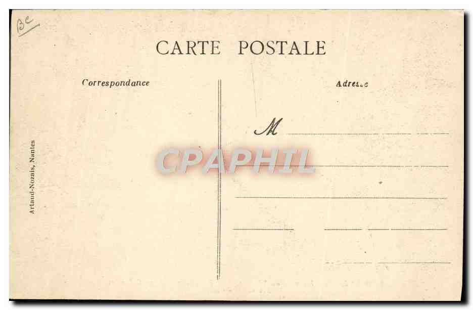 Nantes - Incendio en el Teatro de la Renacimiento, el 19 de diciembre de 1912 — Artaud-Nozais, Nantes, n°16 — Reverso