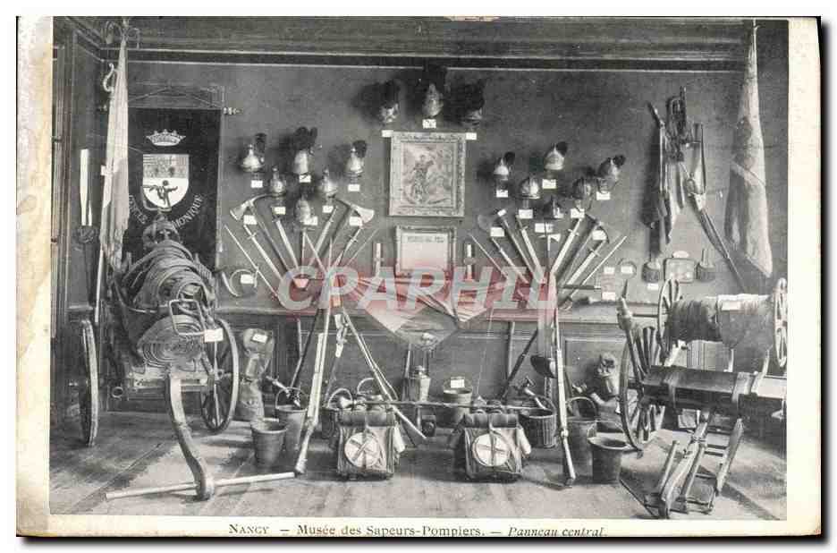 Nancy — Musée des Sapeurs-Pompiers — Panneau central