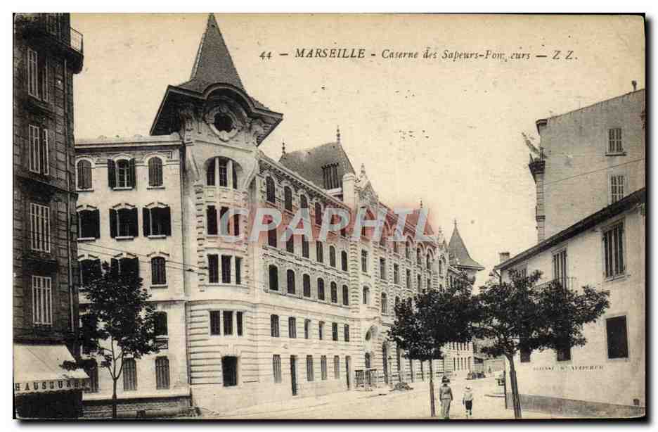 Marseille — Caserne des Sapeurs-Pompiers — Z Z.