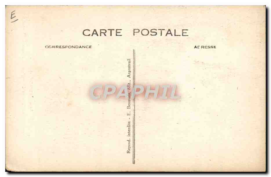 Jean Cugnot, sprinter — Gagnant du Grand Prix de Paris et Champion de France 1923 amateur — E. Beunven, Argenteuil — Rückseite