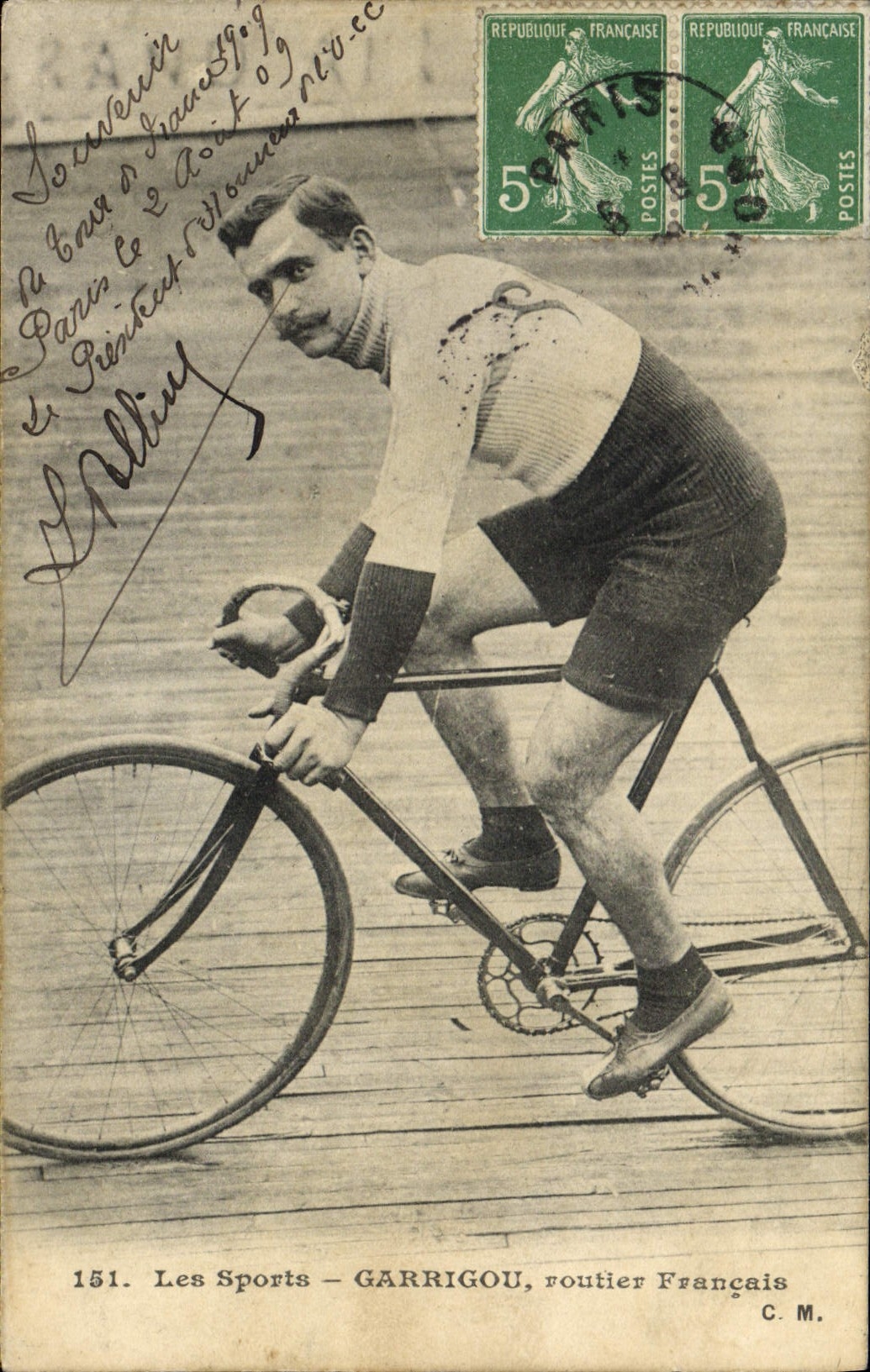 Garrigou, routier français — Les Sports — C.M. n°151