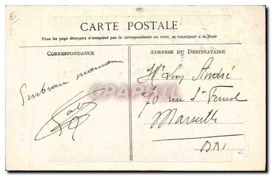 Ellegaard — Vainqueur du Grand Prix de l'U.V.F. 1912 sur Pneu-Vélo Continental — Éditeur inconnu, n° 5246 — Reverso