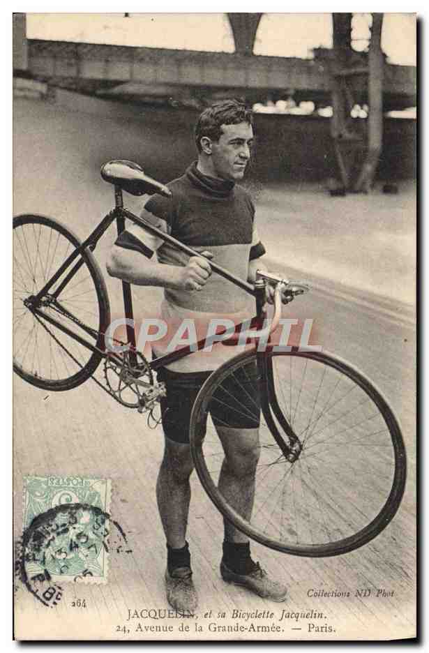 Jacquelin et sa Bicyclette Jacquelin — Paris — Collections ND Phot.