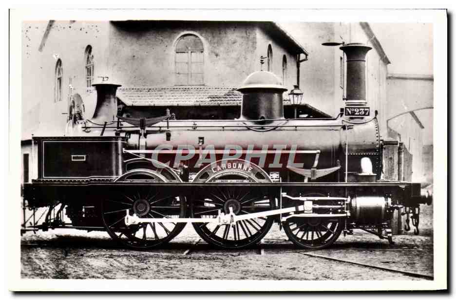 CPM Train Locomotive 237 Carbonne Koechlin Compagnie du Midi