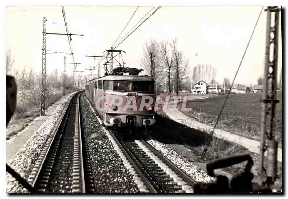 CPM Train Aix les Bains Savoie 