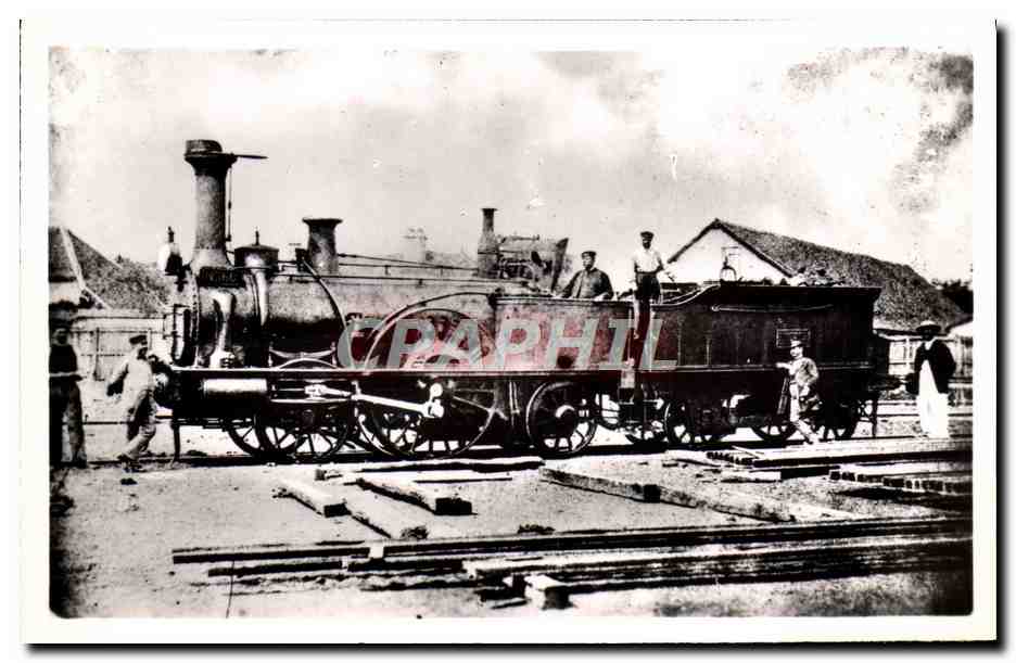 CPM Train Locomotive 160 Huningue Serie 158 a 173 Compagnie de l'Est Charbonnier
