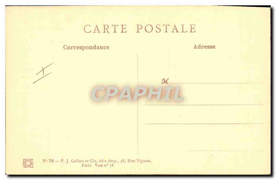 CPA Bateau Maurice Neumont Sauvetage — Rückseite