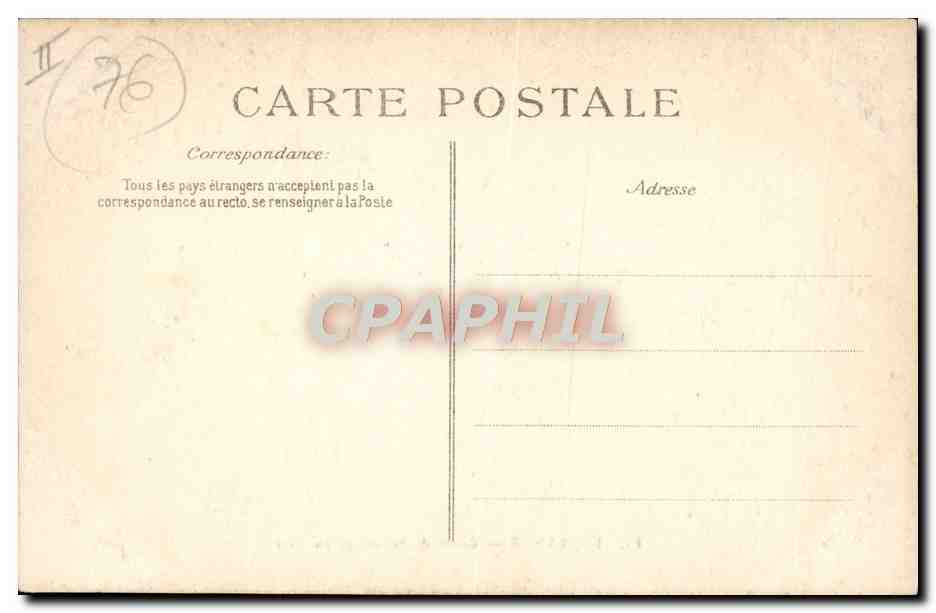 CPA Bateau Le Havre Canot de sauvetage en peril  — Rückseite