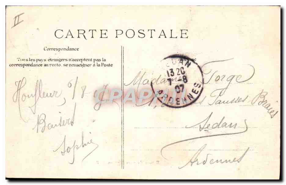 CPA Bateau de sauvetage en peril — Rückseite