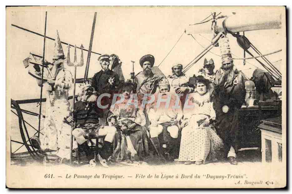 Passage du Tropique — Fête de la Ligne à bord du "Duguy-Tréouin" — A. Bougandit