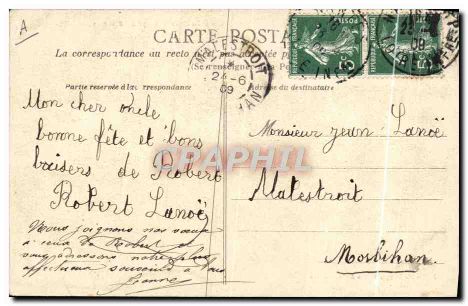 La vie à la mer — La pêche à la crevette — Hélotypie Dupas & Cie, Nantes — Verso