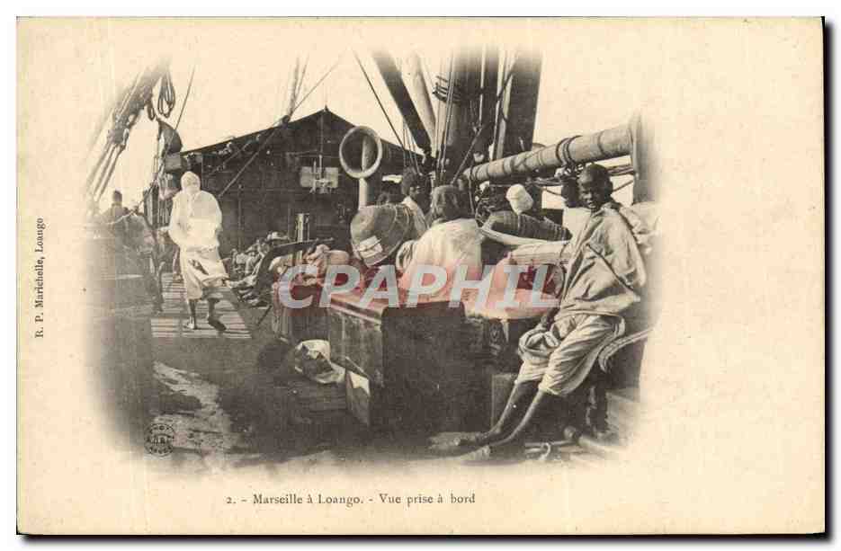 Marseille à Loango — Vue prise à bord — R. P. Marchello, Loango, n°2