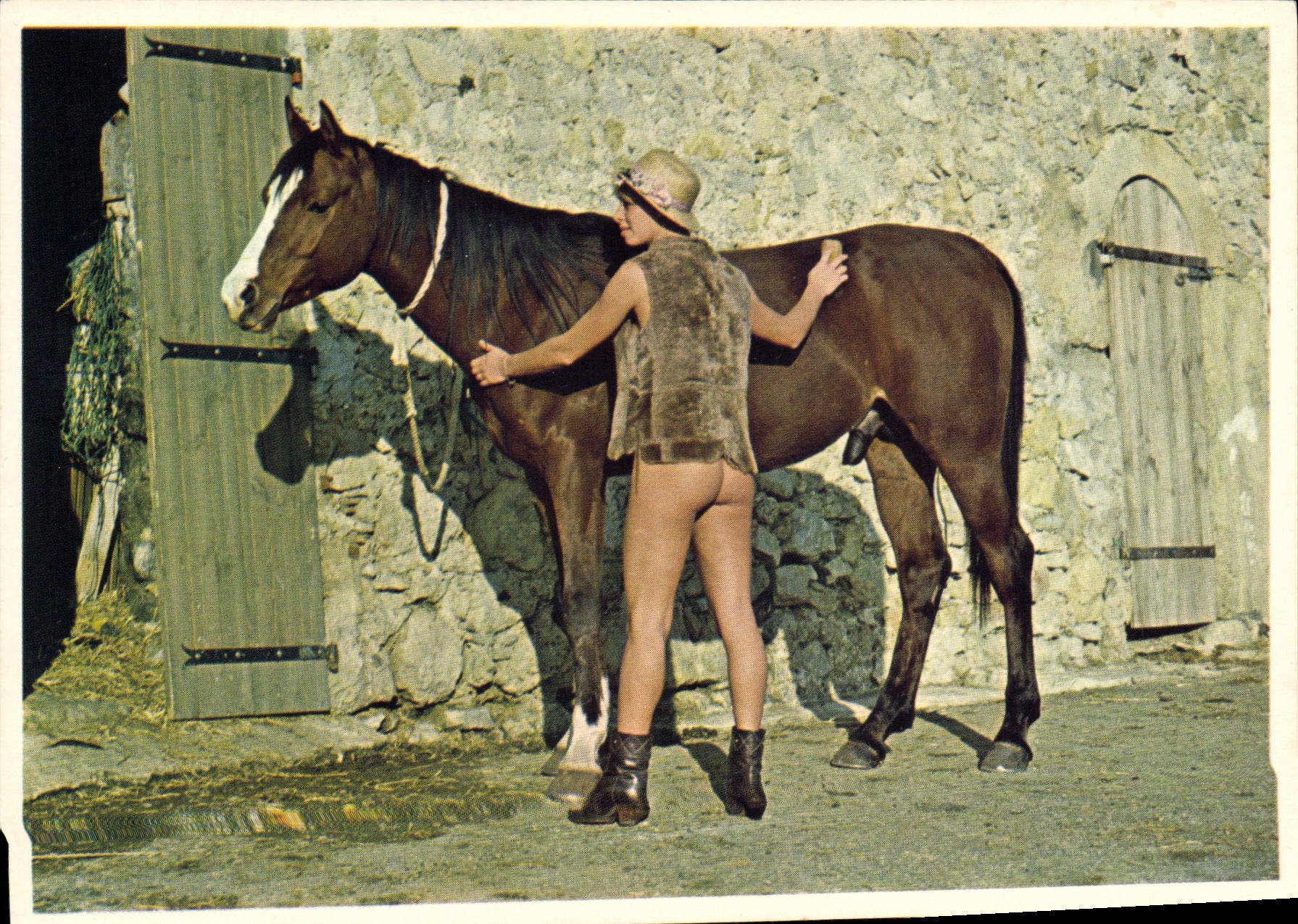 CPM Nu erotique Illustrateur Cheval Pierre Drot 
