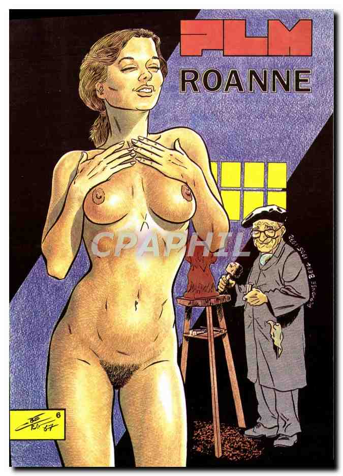 CPM Nu erotique Illustrateur Charles Berg PLM Roanne 