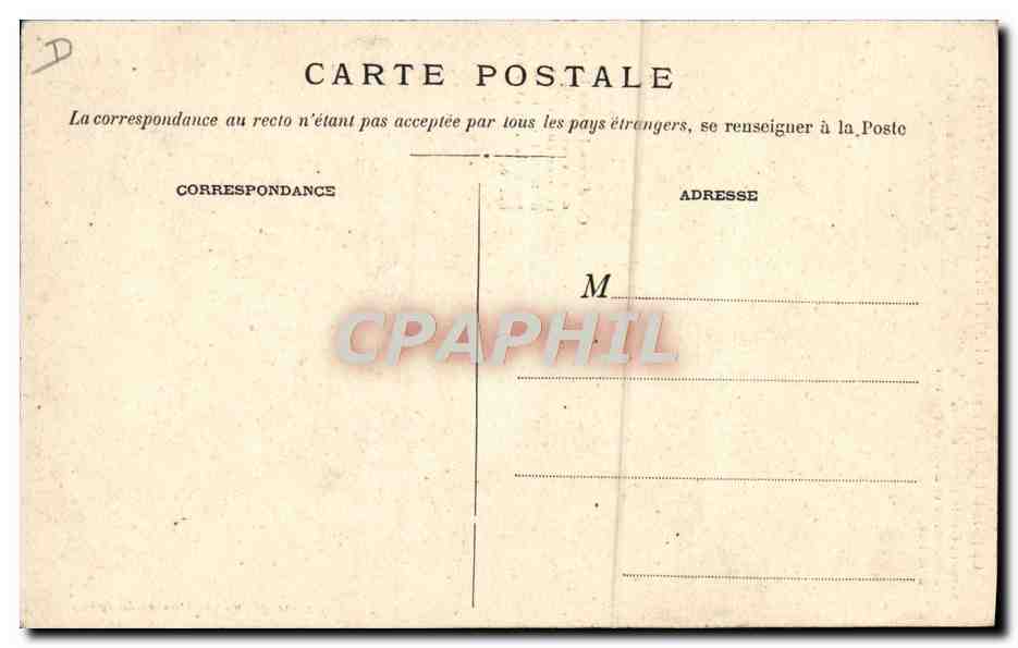Verbrechen in Ussou nahe Châtellerault — Mai 1905 — Ch. Arambourou, Fotografie Châtellerault — Rückseite