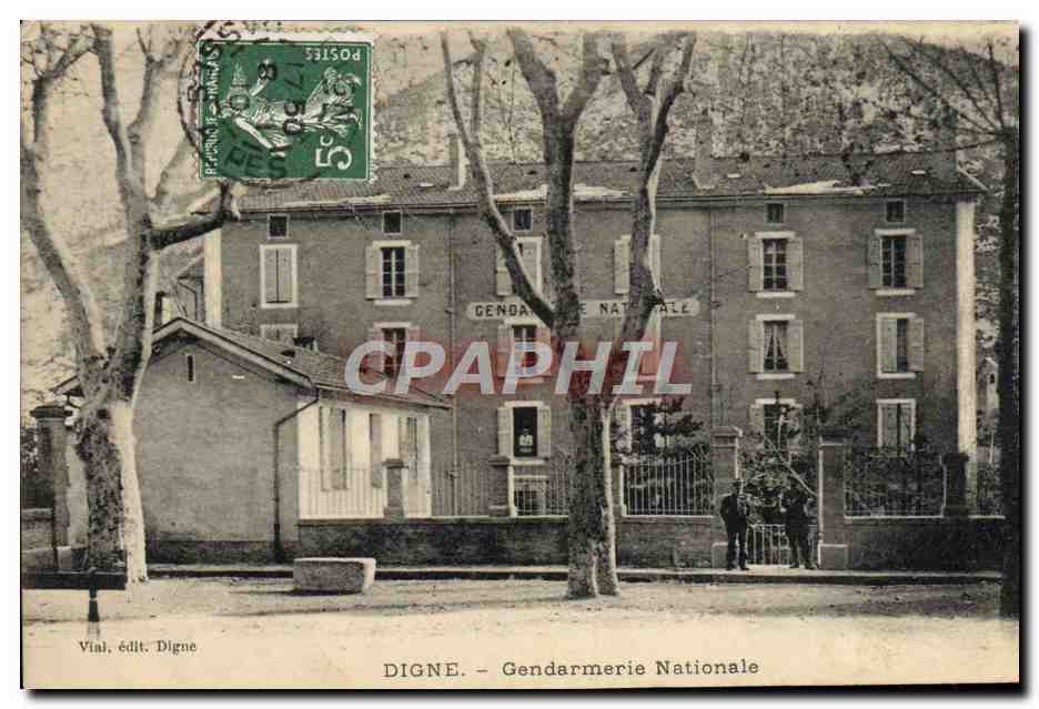 CPA Police Policier Digne Gendarmerie Nationale 