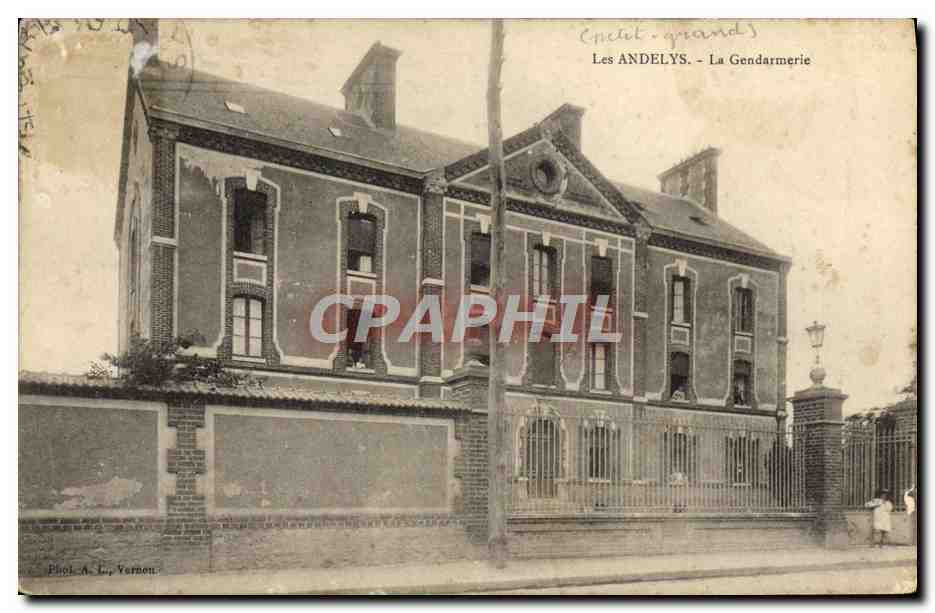 CPA Police Policier Les Andelys La gendarmerie