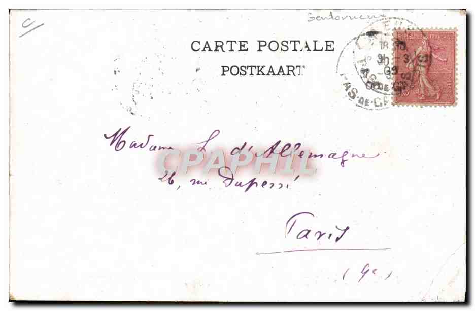 Catastrophe de Courrières — Fosse 4, Sallaumines — Imp. Pauwels, Bruxelles — Achterkant
