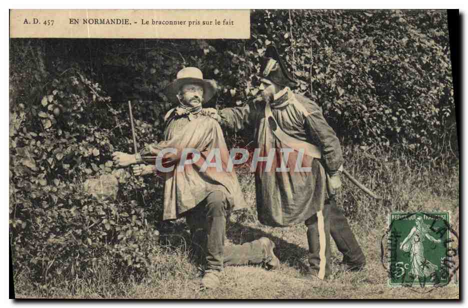 En Normandie - Le braconnier pris sur le fait — A.D. 457