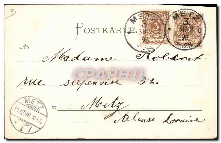 S.M. Panzerschiff Brandenburg — bateau de guerre allemand — éditeur G. Sieghl, Wilhelmshaven — Reverso