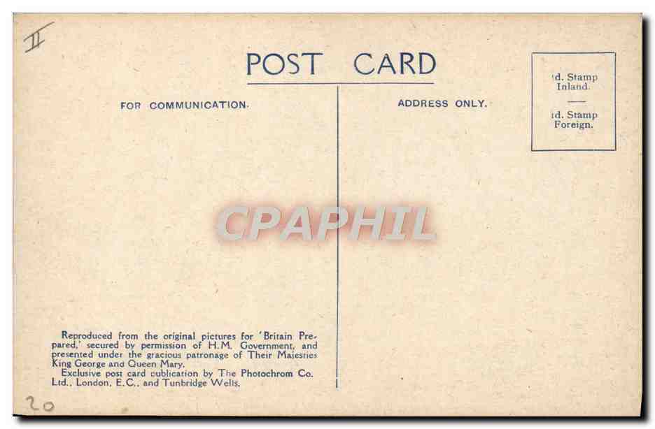 CPA Bateau Le Barham navire du meme type que le Queen Elizabeth  — Verso