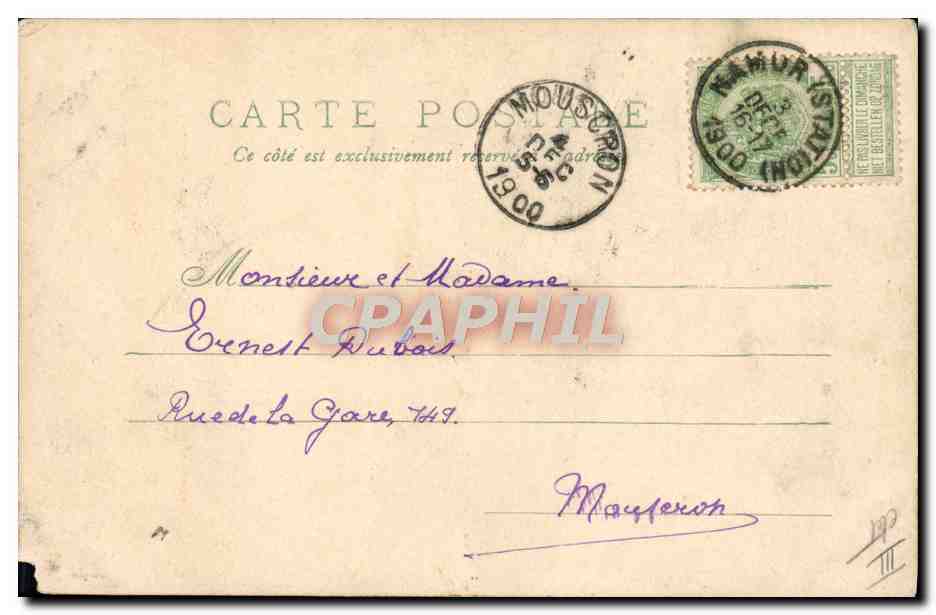 CPA Bateau Bremen — Verso