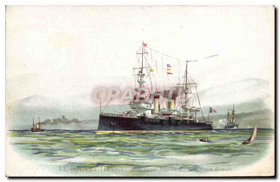 CPA Bateau le Bouvet France 