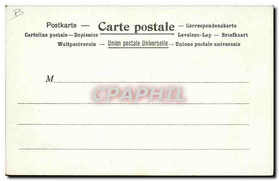 CPA Bateau le Bouvet France  — Verso