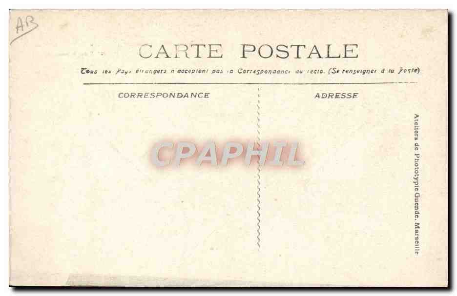CPA Bateau Catastrophe du iena  — Verso