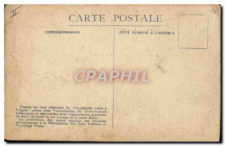 CPA Bateau Crepuscule sur la mer du Nord Les grosses pieces ne choment pas  — Verso