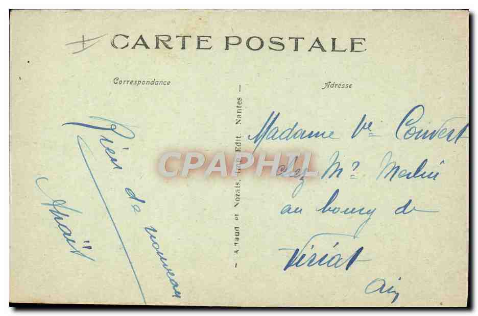 CPA Bateau En mer Manoeuvre de combat par grosse mer — Verso