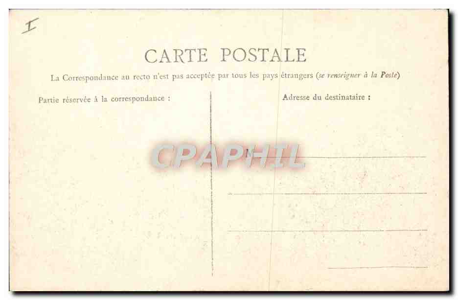 CPA Angers Facade du Theatre  — Verso
