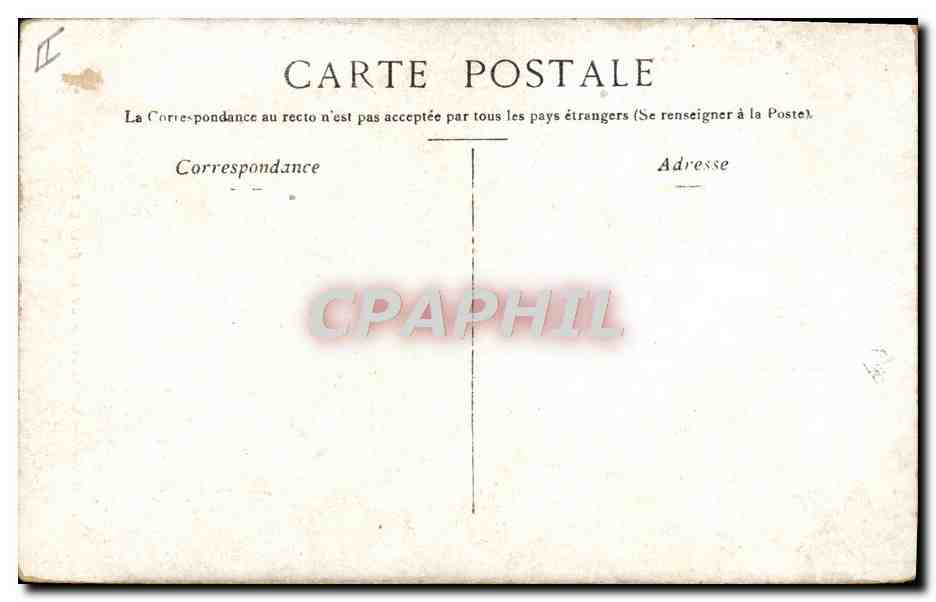 CPA Bourges Le Theatre et le palais Jacques Coeur  — Verso