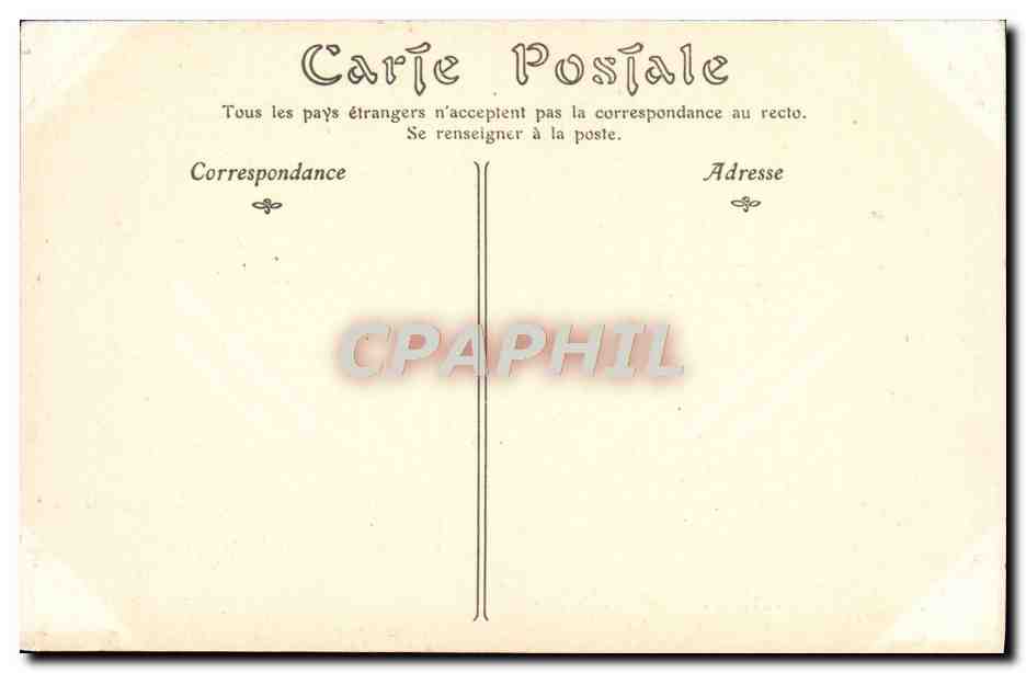 CPA Nancy Le tombeau de Stanislas — Verso