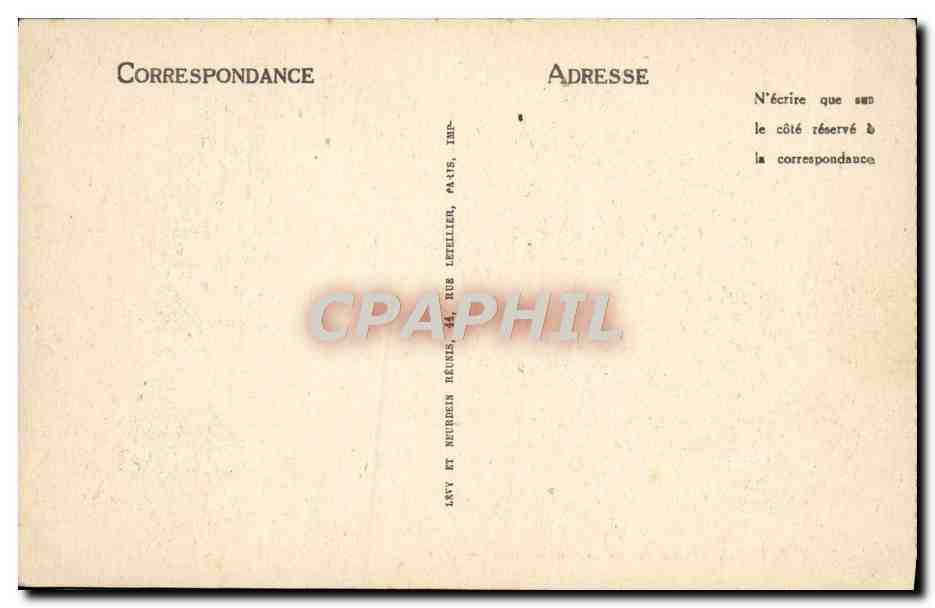 CPA Bourges Abside de la Cathedrale — Rückseite