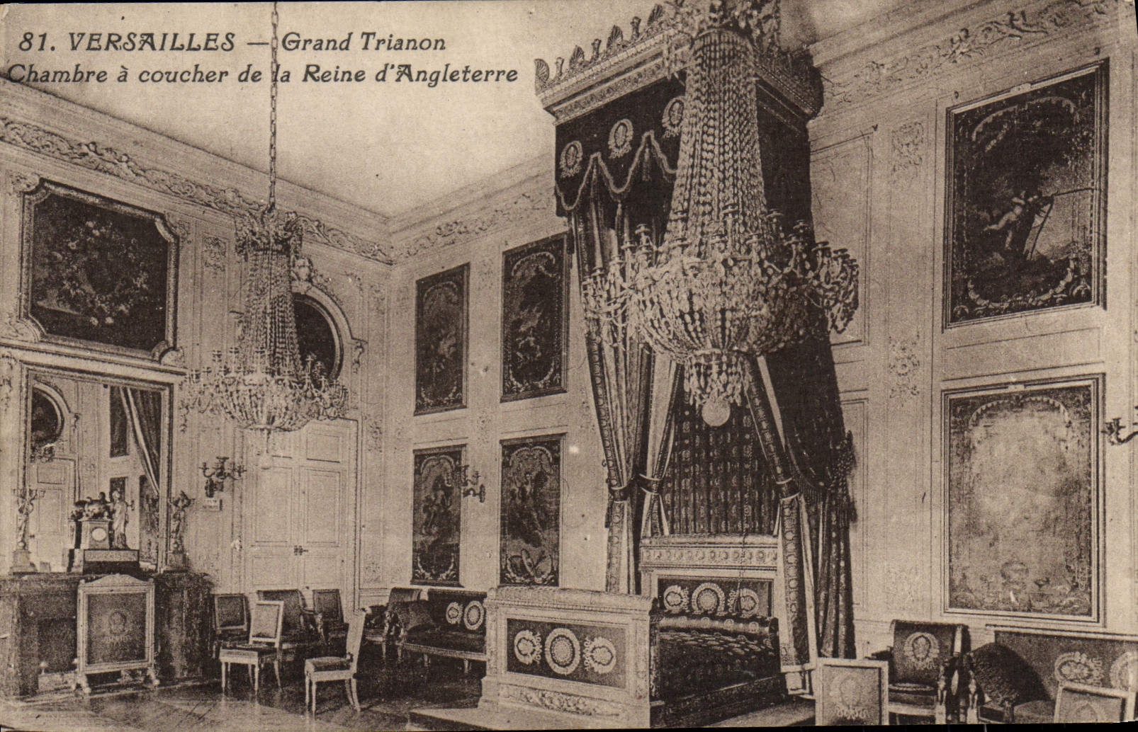 Versailles — Grand Trianon — Schlafzimmer der Königin von England