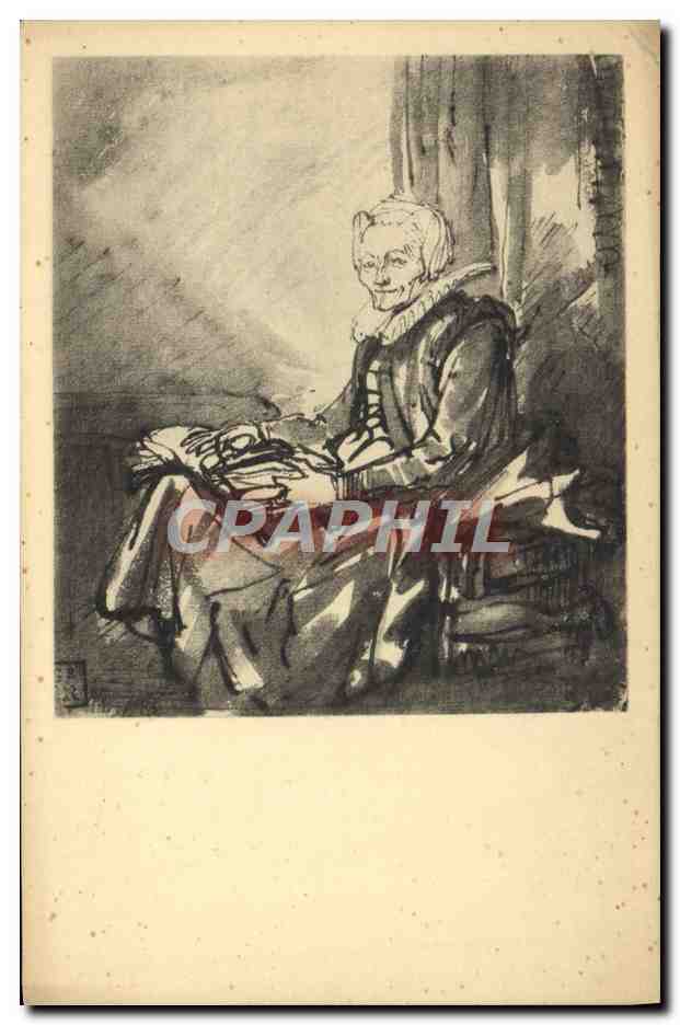 CPA Portretstudie Van Margaretha De Geer Rembrandt Tentoonstelling Haarlem