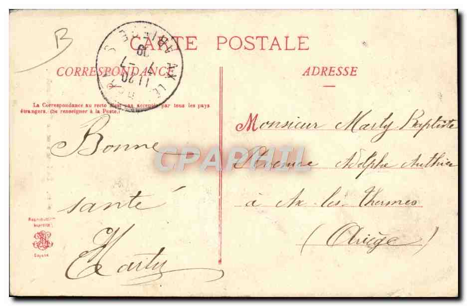 CPA Douane Douanes Nos Douaniers En lutte avec un contrebandier  — Rückseite