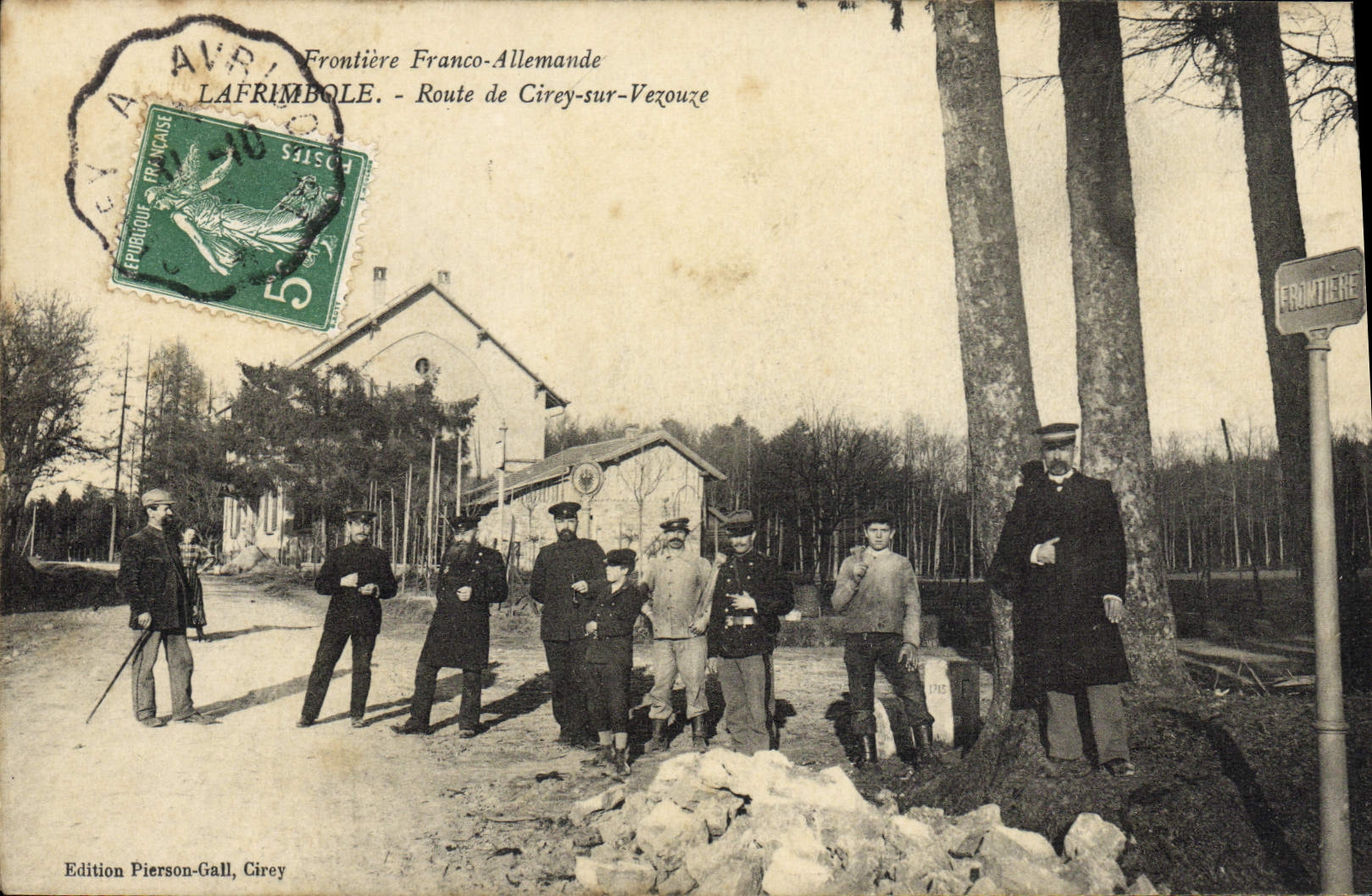 Frontière Franco-Allemande — La Frimbole — Route de Cirey-sur-Vezouze — Edition Pierson-Gall, Cirey