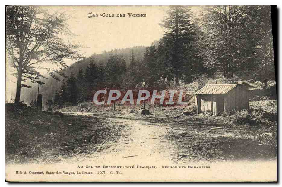 CPA Douane Douanes Douanier Cols des Vosges Au col de Bramont Refuge des douaniers
