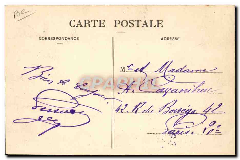 CPA Douane Douanes Douanier En embuscade Chien Chiens — Rückseite