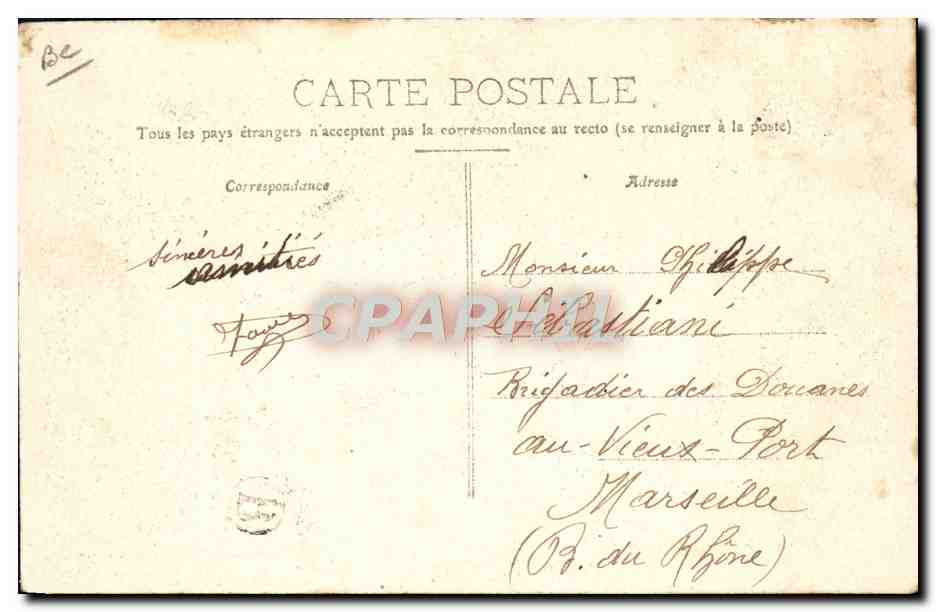 Frontière Franco-Suisse — Douaniers et Contrebandiers — 505 — L. Michaux, édit. Bellegarde (Déposé) — Rückseite