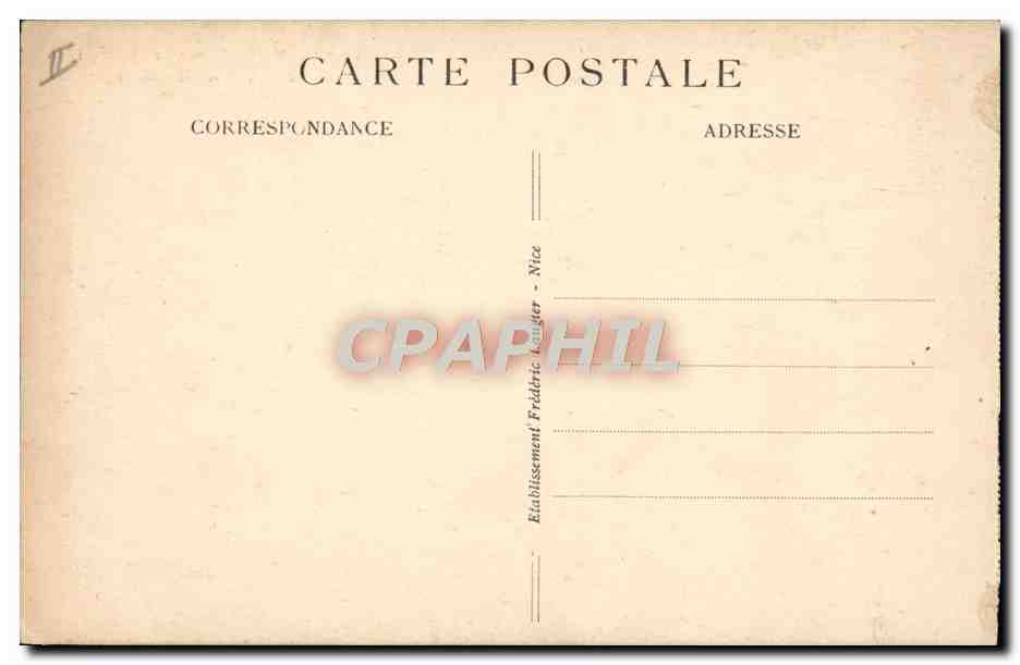 CPA Douane Douanes Douanier Menton Douaniers francais et italiens au pont Saint Louis  — Rückseite