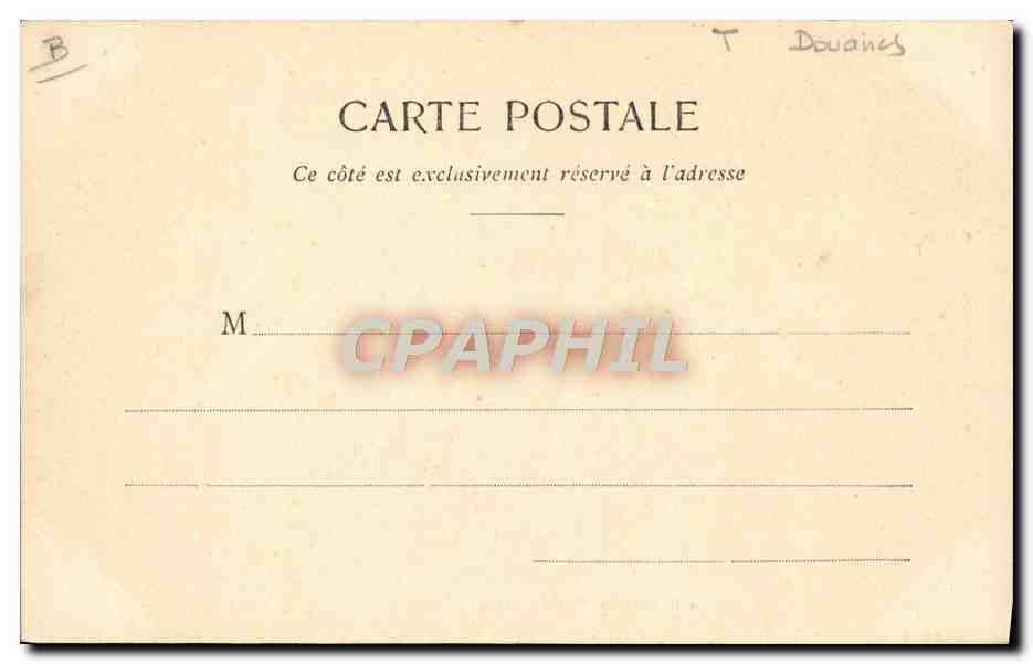 CPA Douane Douanes Douanier Hautes Vosges Nos douaniers dans la neige — Rückseite