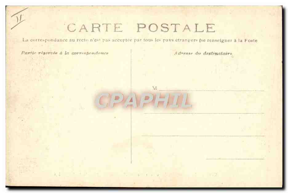 Crue de la Seine — Janvier 1910 — PARIS — Rue de la Pépinière — Reverso