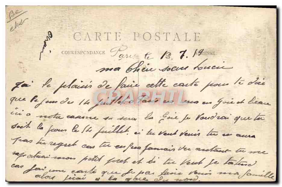 CPA Sapeurs Pompiers Sauvetage et attaque du feu  — Back