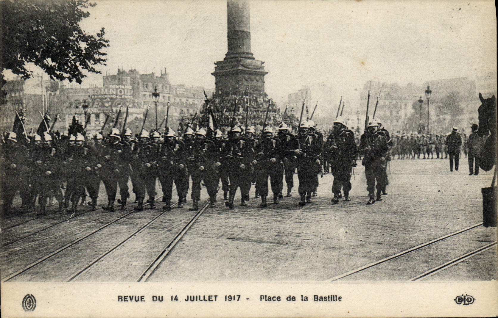Revista del 14 de julio de 1917 — Plaza de la Bastilla — Editor BID