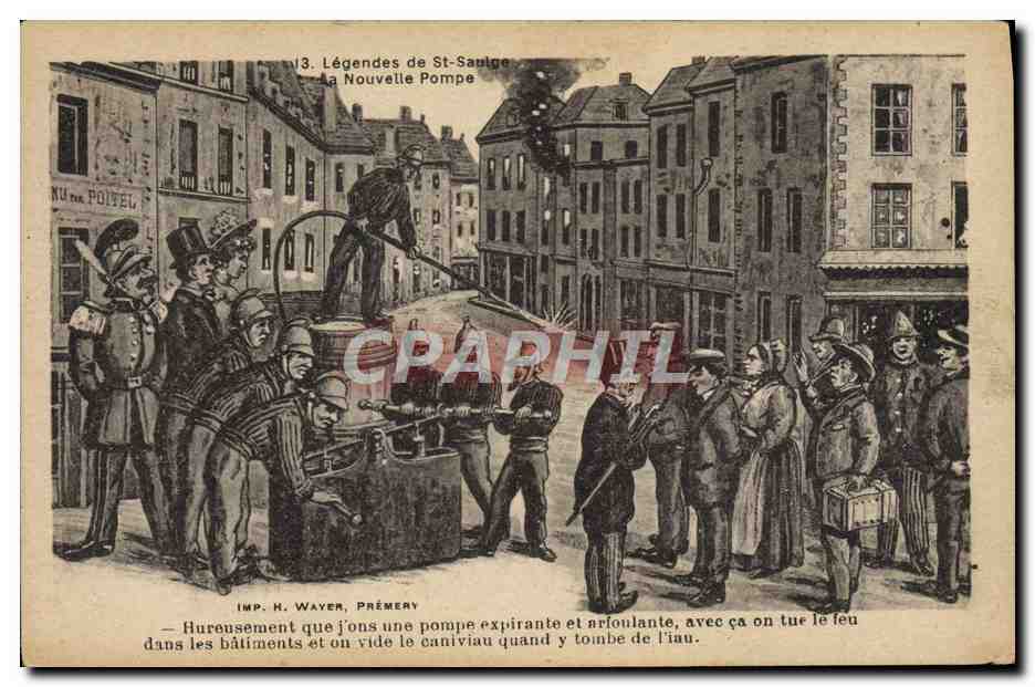 Légendes de St-Saulge — La Nouvelle Pompe — IMP. H. WAYER, PRÉMERY