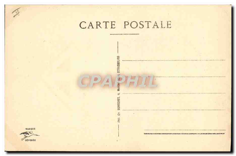 CPA Judaica Colmar Rue des Juifs Maison Molly Juif — Rückseite
